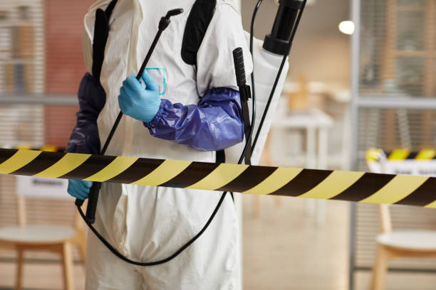 Professional Biohazard technician working in Inverness, FL